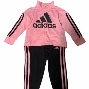 Pink Adidas Track Suit